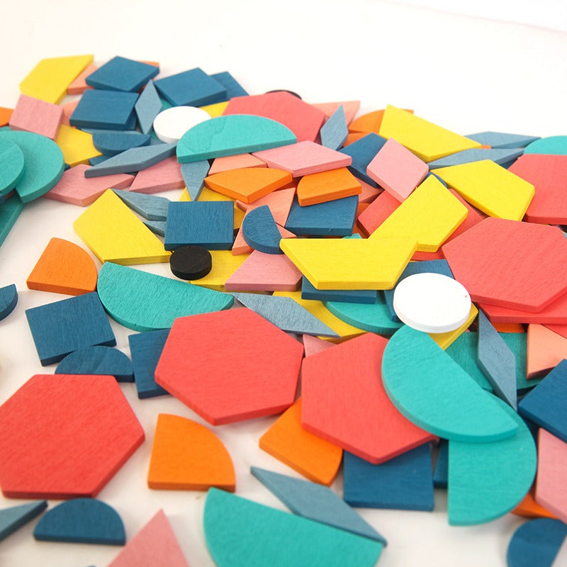 Puzzle Géométrique 180 Pièces – Jeu d’Éveil pour Bébés et Jeunes Enfants
