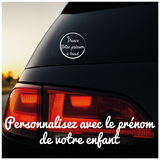Lenidesign.fr | Sticker Voiture Bébé à Bord Personnalisé avec Prénom | Vinyle Prince ou Princesse