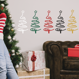 Lenidesign.fr | Sticker Sapin de Noël Personnalisé 1-5 Prénoms