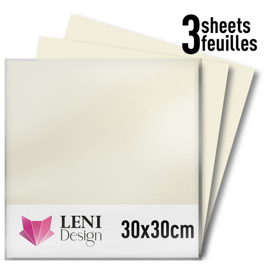 Poli-Tape PT 165 – Lot de 3 feuilles 30×30 cm - Film de transfert transparent pour vinyle adhésif