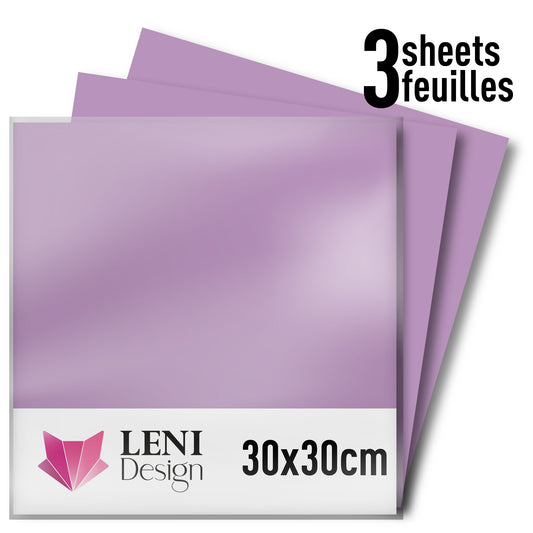 Vinyle adhésif ORACAL 651 Brillant – Lot de 3 feuilles 30×30 cm - Lilas