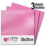 ORACAL 651 Glänzende Klebefolie – 3er-Pack, 30 × 30 cm – Hellrosa