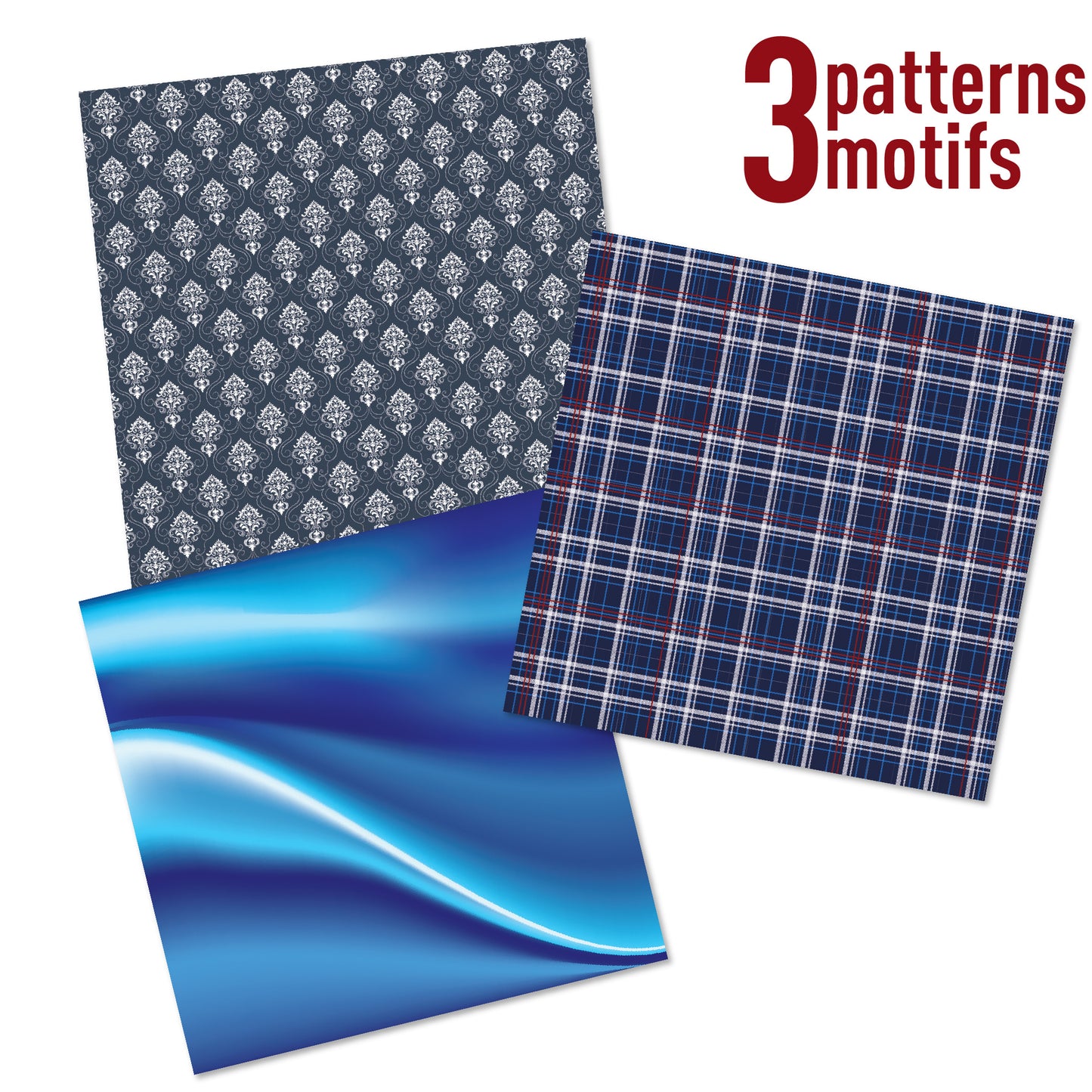 Pack Hiver 2025 - Vinyle adhésif professionnel – Lot de 7 feuilles 30×30 cm