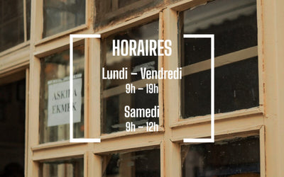 Quelle taille pour un sticker horaires de vitrine ?