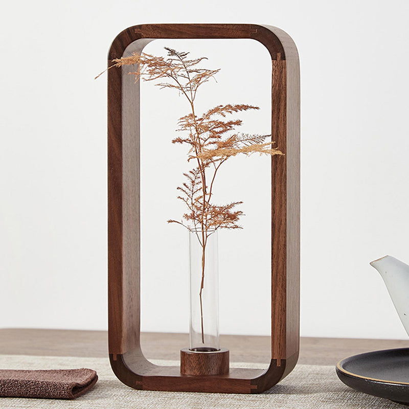 Vase Incubateur Hydroponique en Bois – Style Nouveau