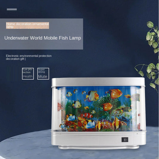 Lampe Aquarium LED – Simulation de Poissons et Vue Marine