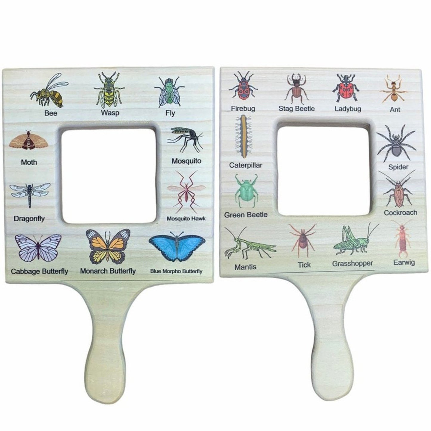 Guide de la Nature pour Enfants – Cadre d’Observation en Bois de Pin