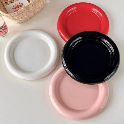 Assiette Plate en Céramique – 20 cm, Design Élégant et Fonctionnel