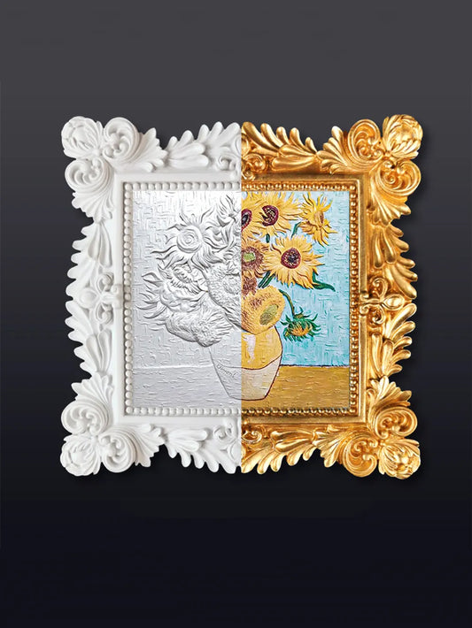 Kit de Peinture 3D DIY en Relief – Tournesols de Van Gogh