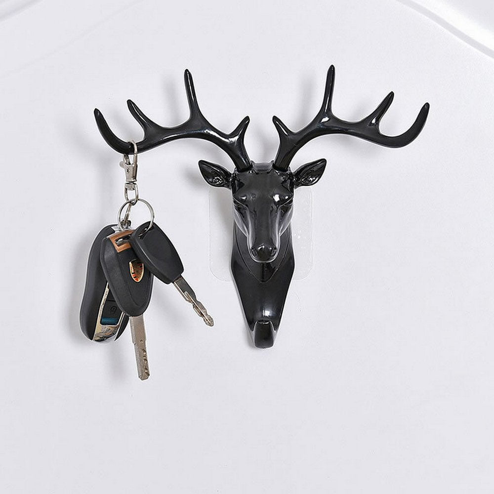 Crochet Mural Tête de Cerf – Antlers 3D Américain Créatif