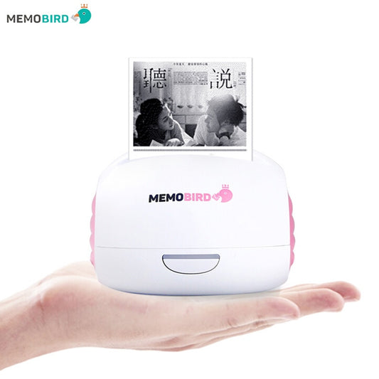 Imprimante Thermique MEMOBIRD G2 – Impression Connectée et Instantanée, à la Maison ou en Déplacement