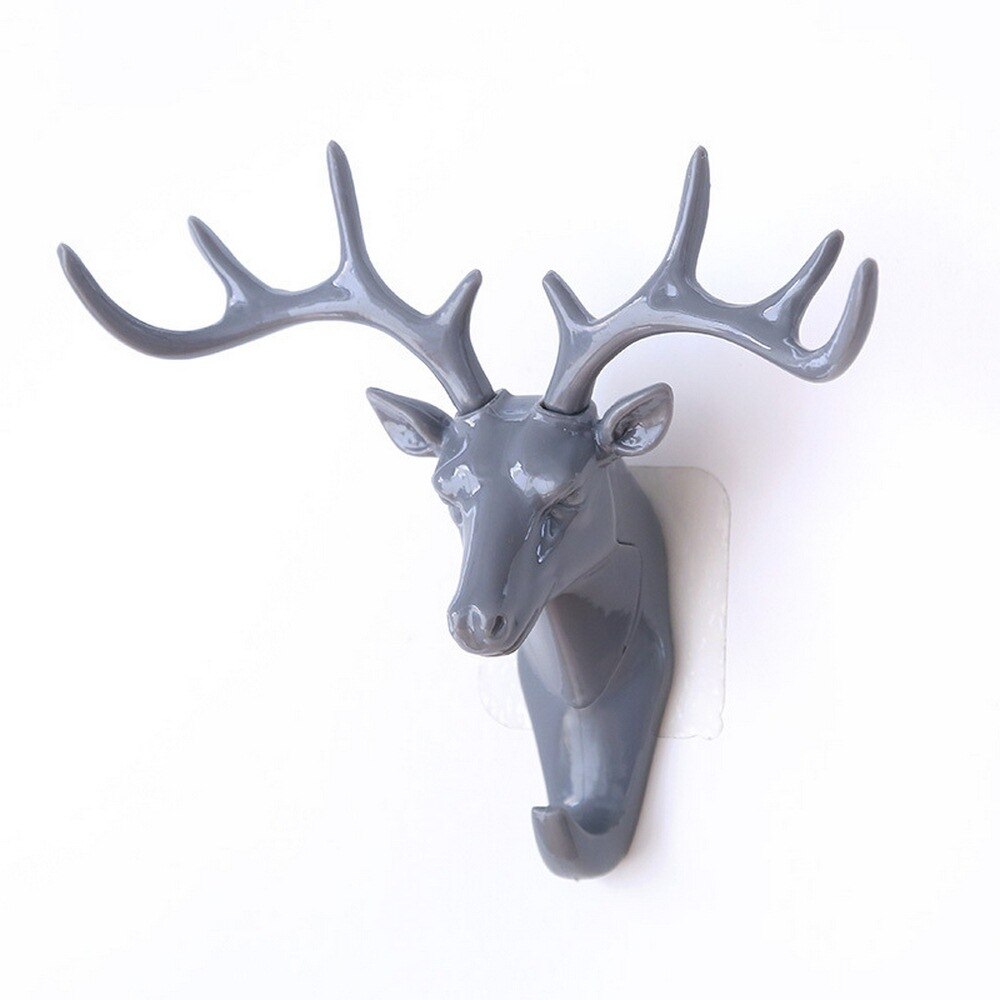 Crochet Mural Tête de Cerf – Antlers 3D Américain Créatif