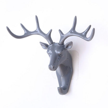 Crochet Mural Tête de Cerf – Antlers 3D Américain Créatif