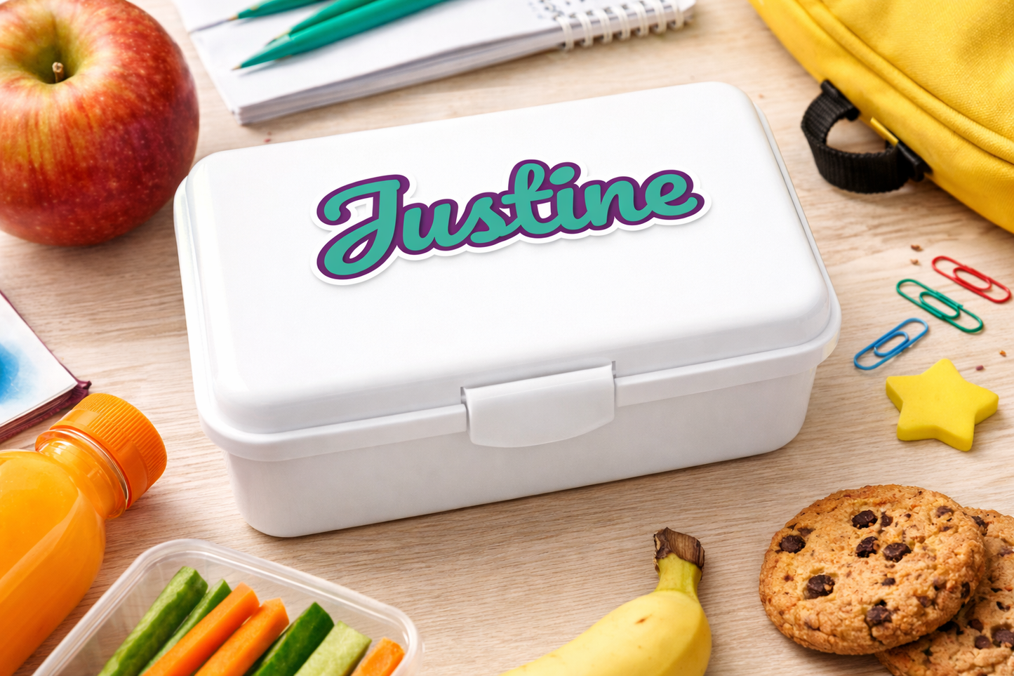 Sticker prénom personnalisé vinyle – autocollant décoratif multi-usage