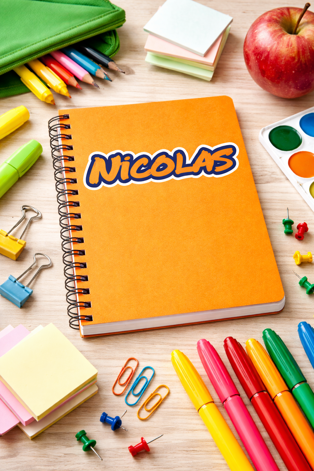 Sticker prénom personnalisé vinyle – autocollant décoratif multi-usage