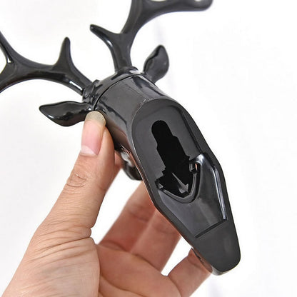 Crochet Mural Tête de Cerf – Antlers 3D Américain Créatif