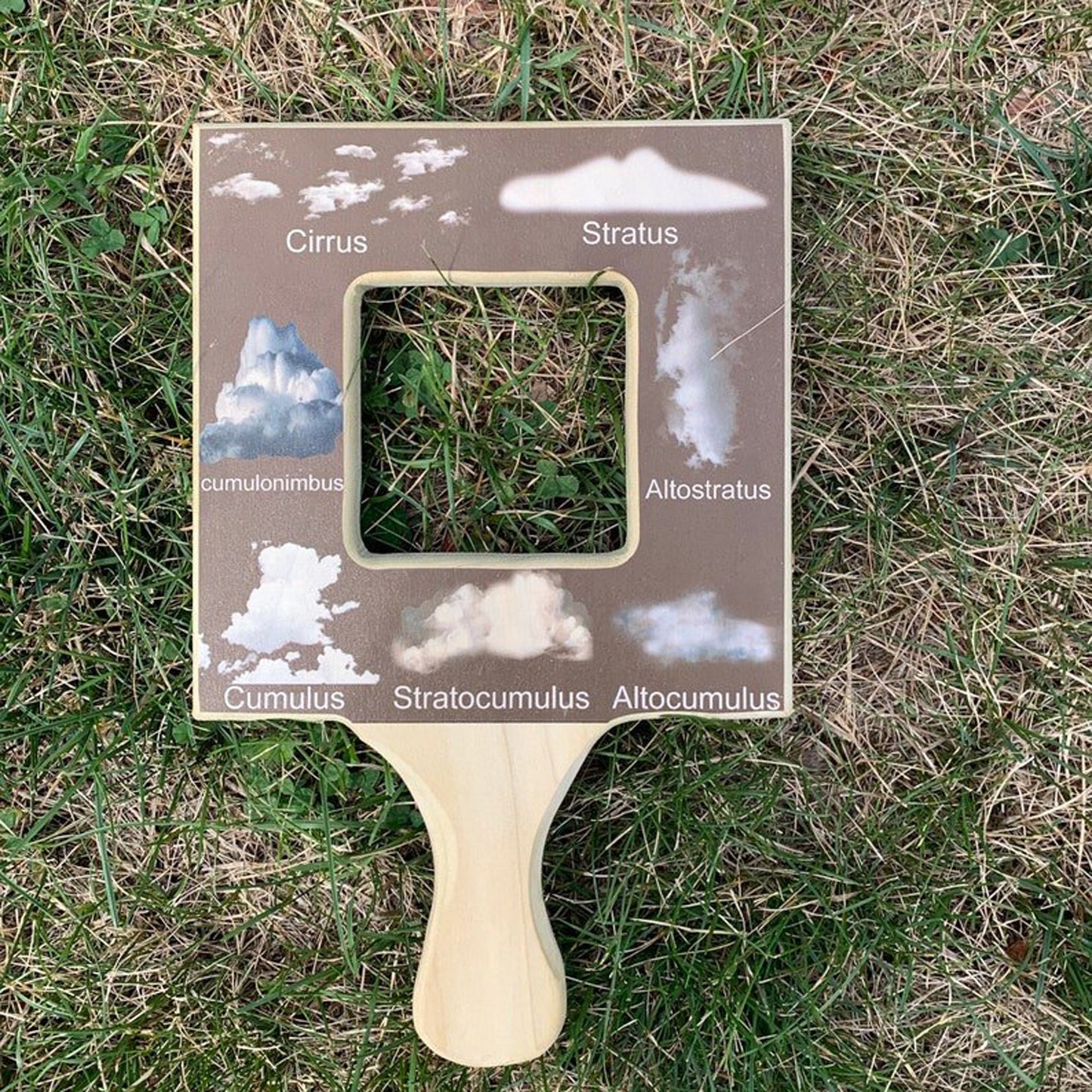 Guide de la Nature pour Enfants – Cadre d’Observation en Bois de Pin