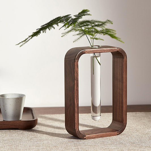 Vase Incubateur Hydroponique en Bois – Style Nouveau