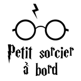 Lenidesign.fr | Sticker Voiture Bébé à Bord Sorcier/Sorcière Personnalisé Prénom