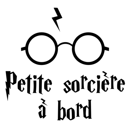 Lenidesign.fr | Sticker Voiture Bébé à Bord Sorcier/Sorcière Personnalisé Prénom