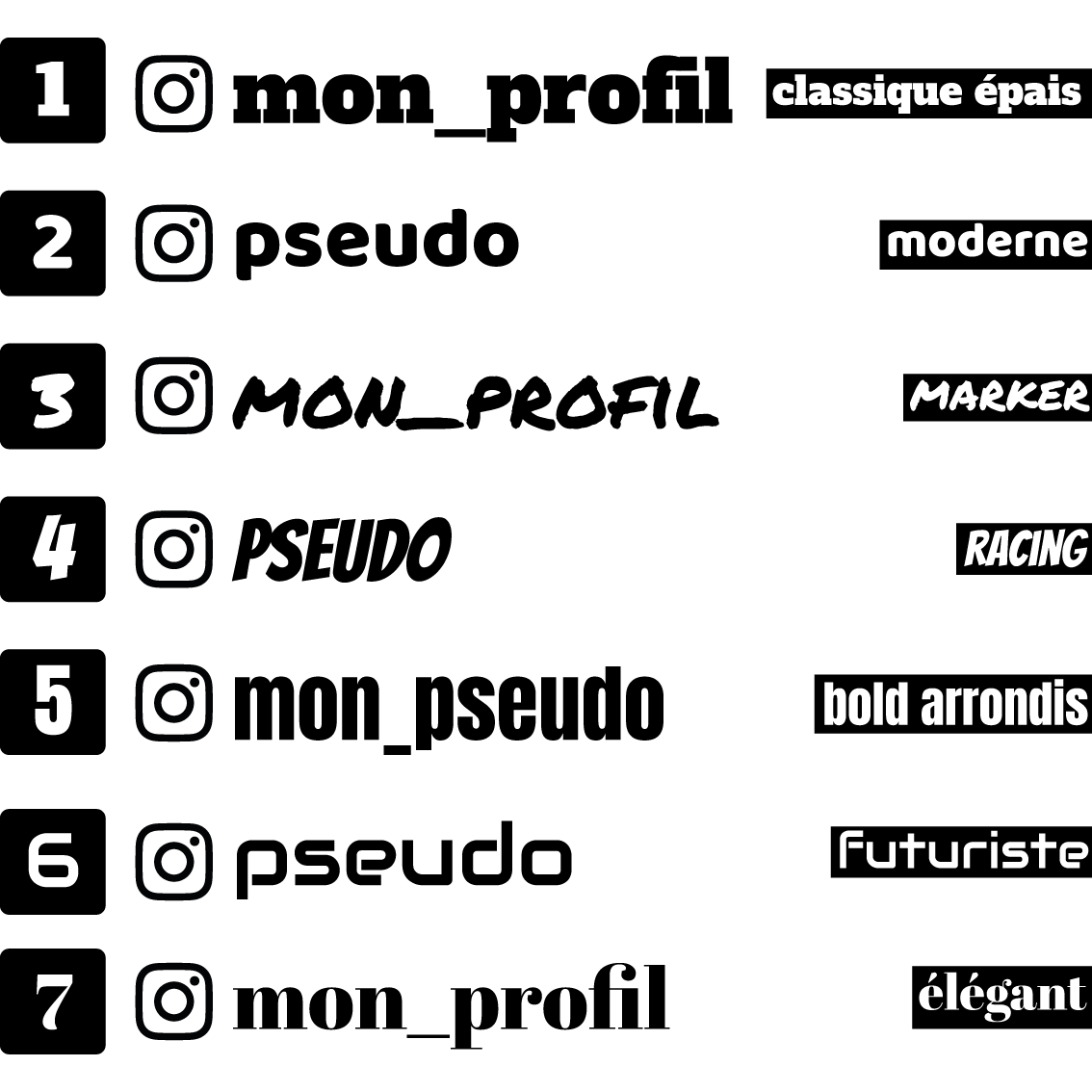 Sticker Instagram personnalisé pour voiture & moto 🔥