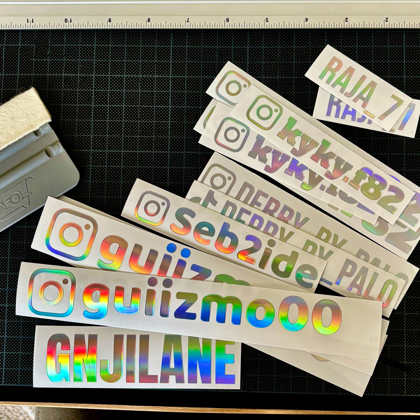 Sticker Instagram personnalisé pour voiture & moto 🔥