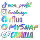 Sticker Instagram personnalisé pour voiture & moto 🔥