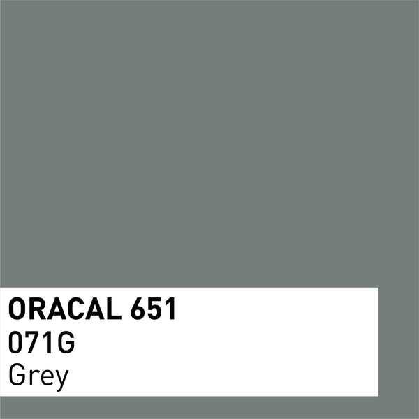 ORACAL 651 vinyle adhésif brillant 30x30 cm – lot de 3 feuilles Gris