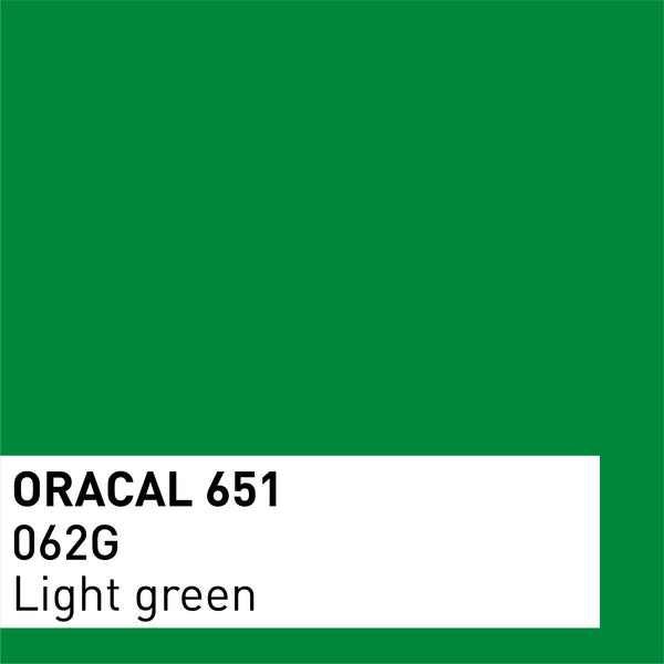 ORACAL 651 vinyle adhésif brillant 30x30 cm – lot de 3 feuilles Vert