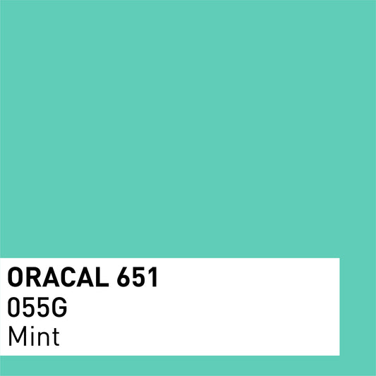Vinyle adhésif ORACAL 651 Brillant – Lot de 3 feuilles 30×30 cm - Menthe