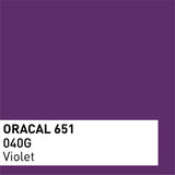 ORACAL 651 Glänzende Klebefolie – 3er-Pack, 30 × 30 cm – Lila